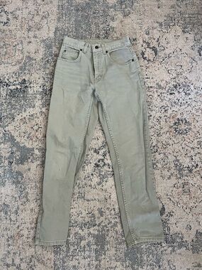 Vintage Green Casual Jeans